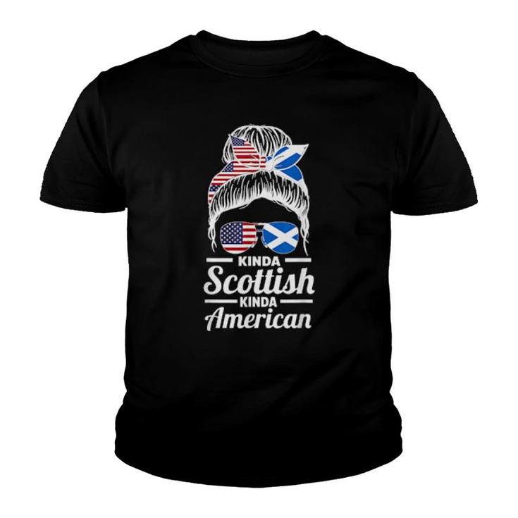 Irgendwie Schottisch Irgendwie Amerikanisches Schottland  Youth T-shirt