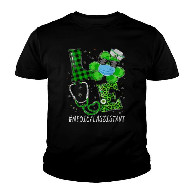 Irish Nurse St Patrick's Day Love Medical Assistant Youth T-shirt