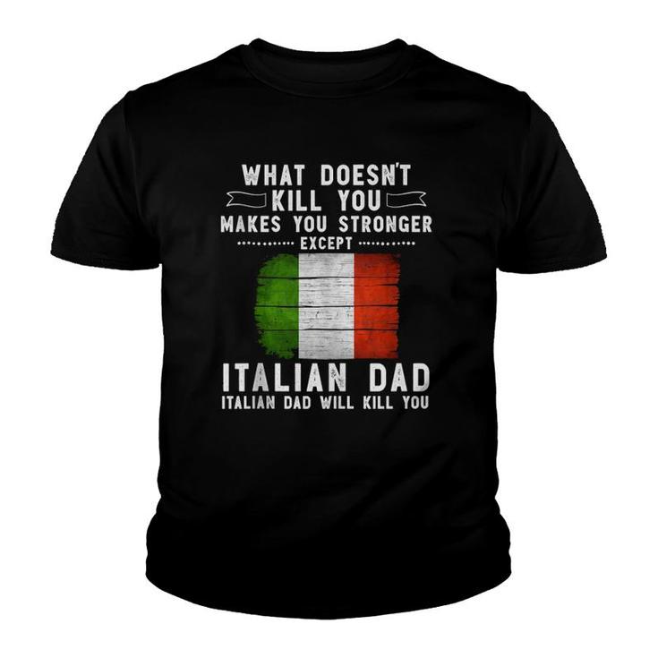 Italy Dad Gifts For Men Father's Day Tank Top Youth T-shirt