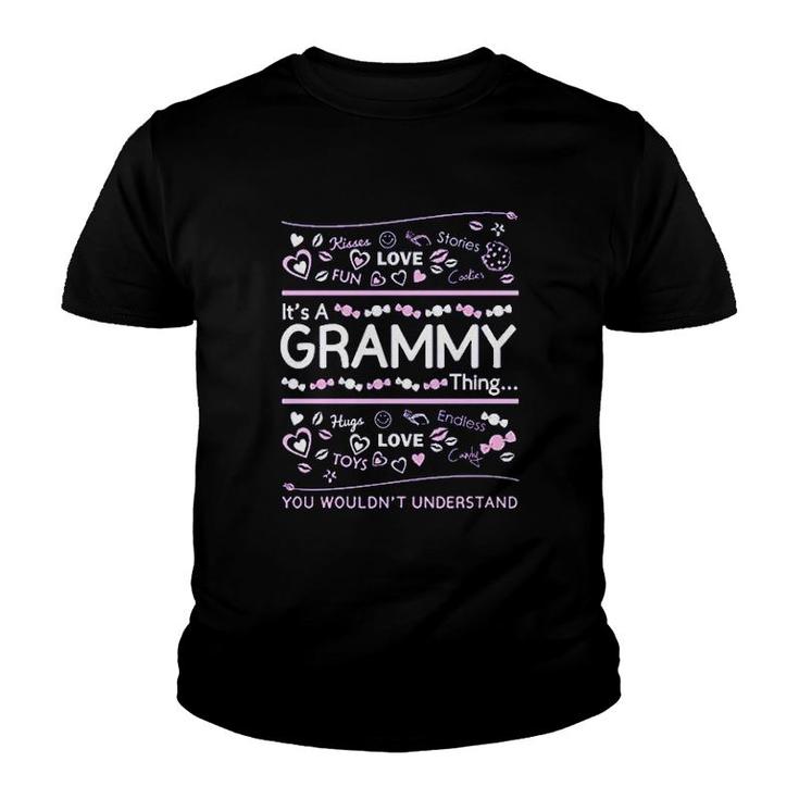 Its A Grammy Thing Cute Grandma Gift Youth T-shirt