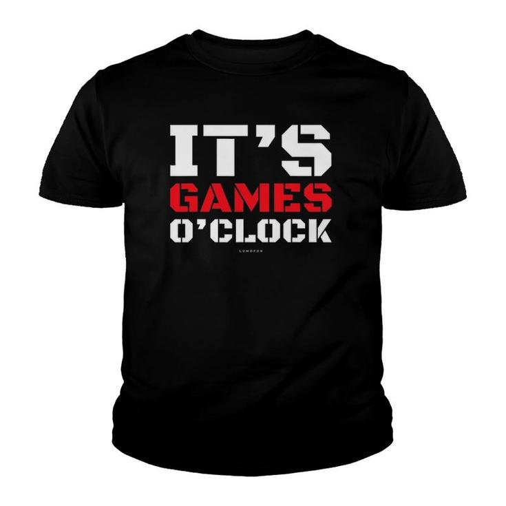 It's Games O'clock Funny Video Game Gift Youth T-shirt