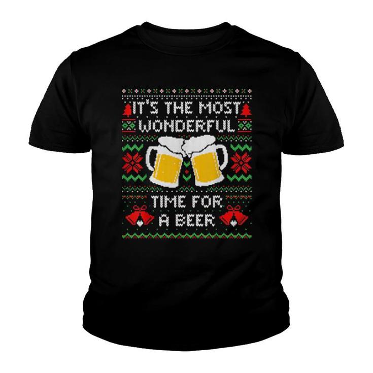 It's The Most Wonderful Time For A Beer  Youth T-shirt