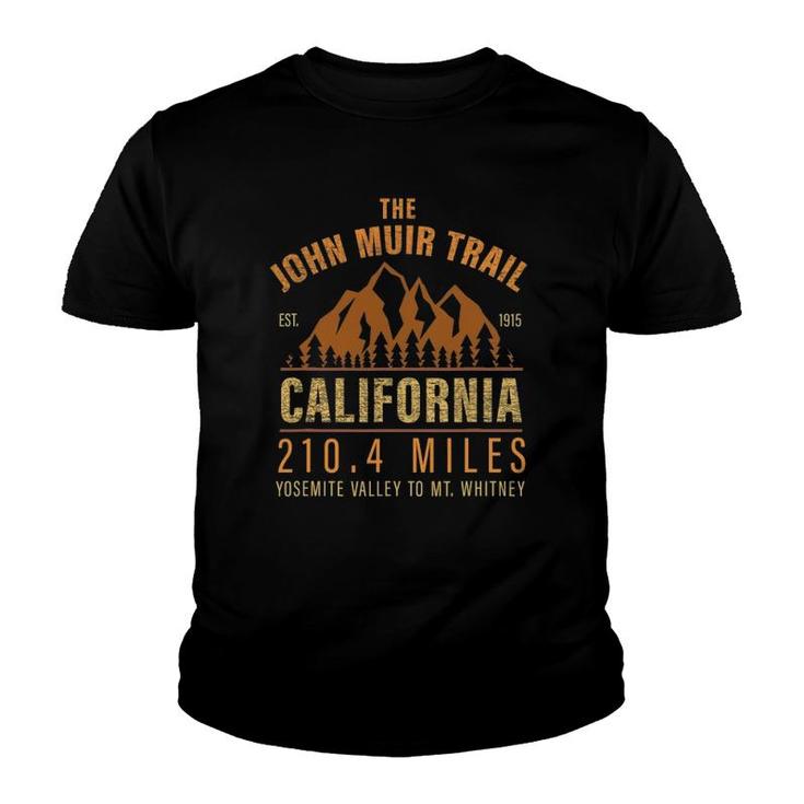John Muir Trail California Backpacking Trail Hiking T-Shirt John Muir Trail California Backpacking Trail Hiking T-Shirt