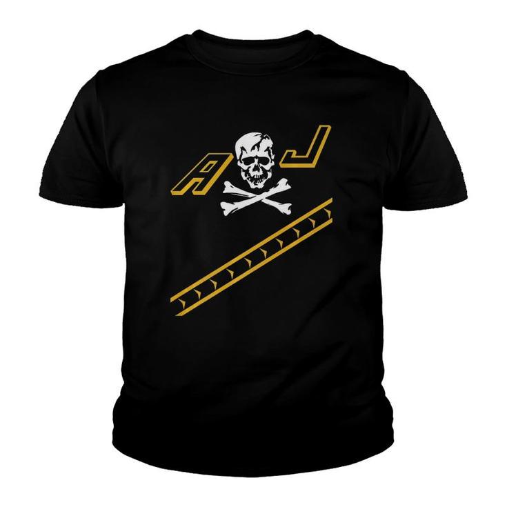 Jolly Rogers F 14 Tomcat Tailflash Naval Aviation Youth T-shirt