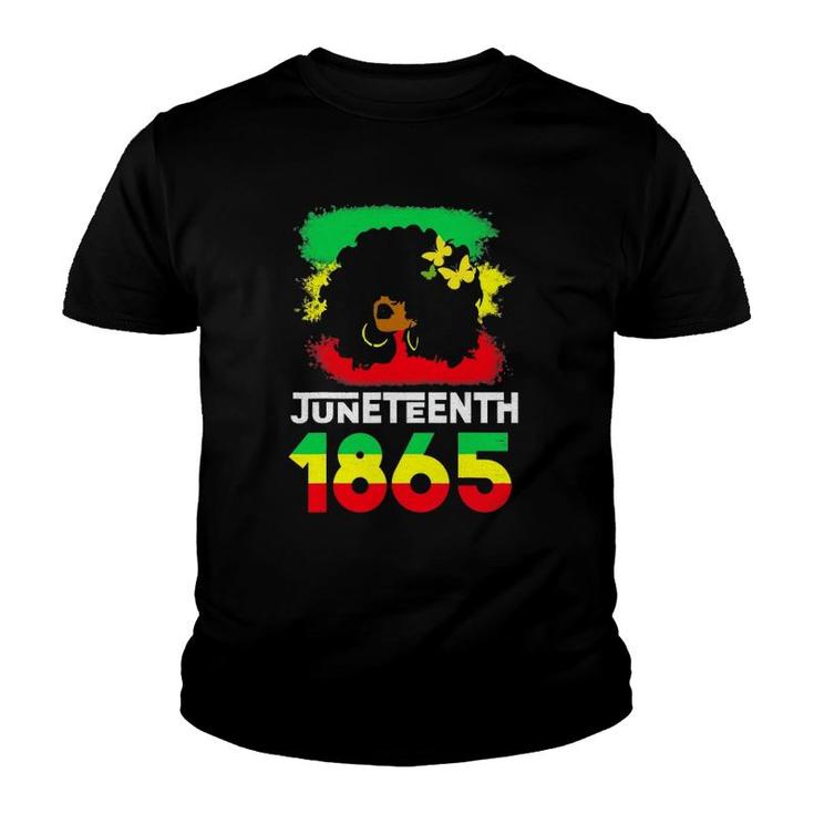 Juneteenth 1865 Is My Independence Day Black Pride Women Youth T-shirt