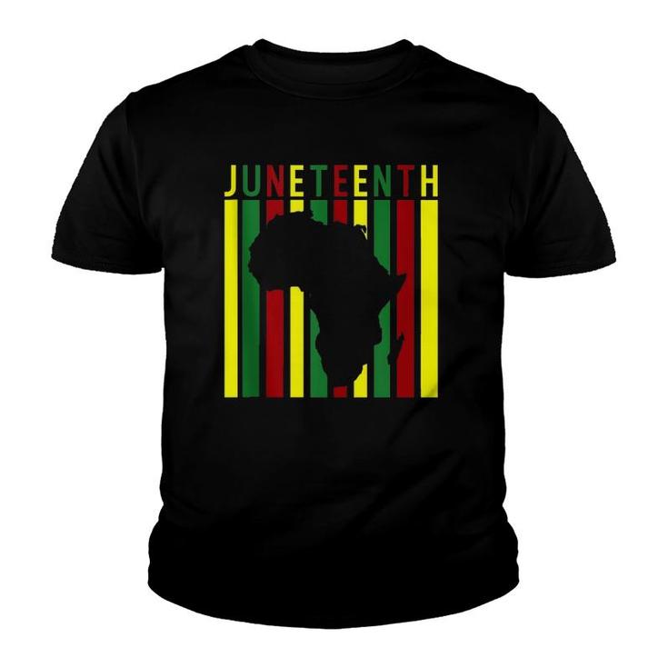 Juneteenth Africa Black Women Independence Day 1865  Youth T-shirt
