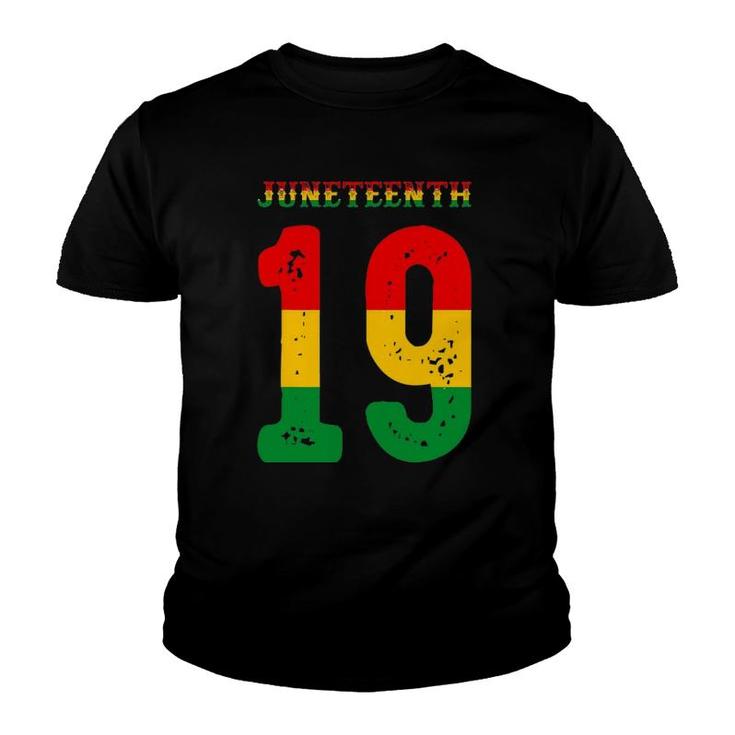 Juneteenth Ancestors Black African American June 19 Ver2 Youth T-shirt