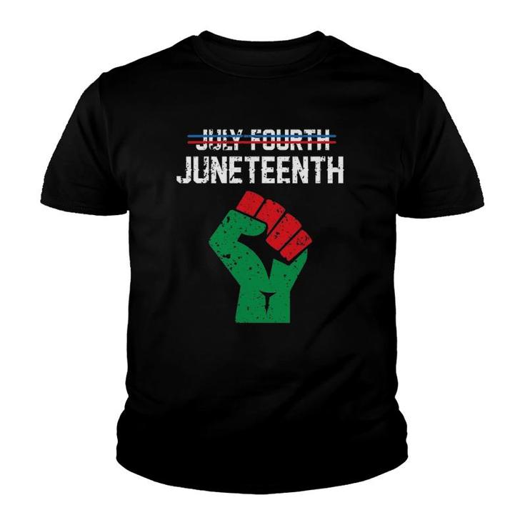 Juneteenth Is My Independence Day Juneteenth Youth T-shirt