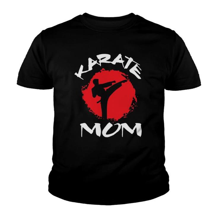 Karate Mom Vintage Martial Art Self And Defense Mother's Day  Youth T-shirt
