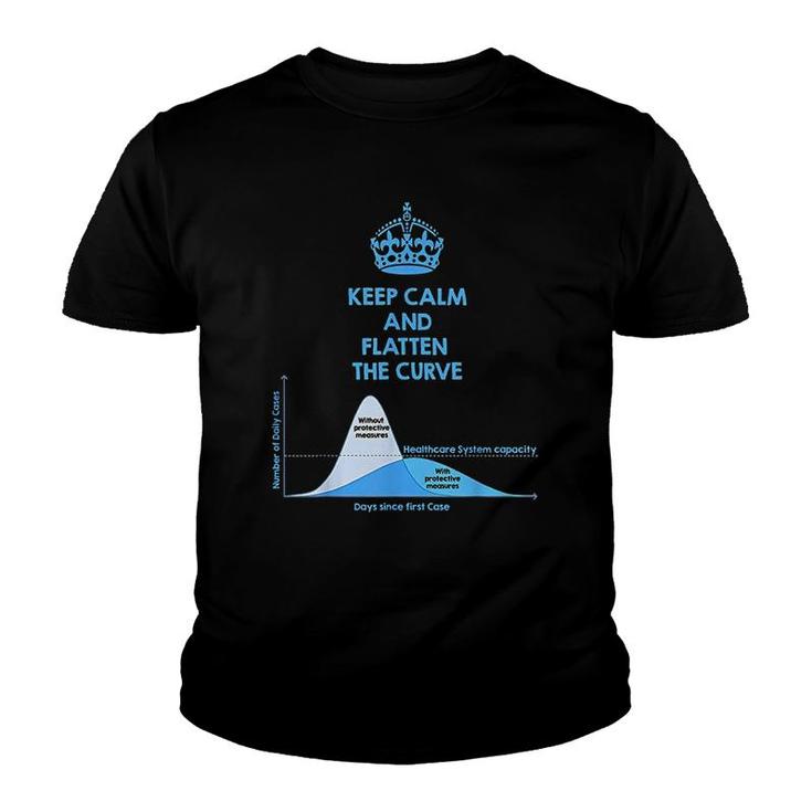 Keep Calm And Flatten The Curve T-Shirt Keep Calm And Flatten The Curve T-Shirt