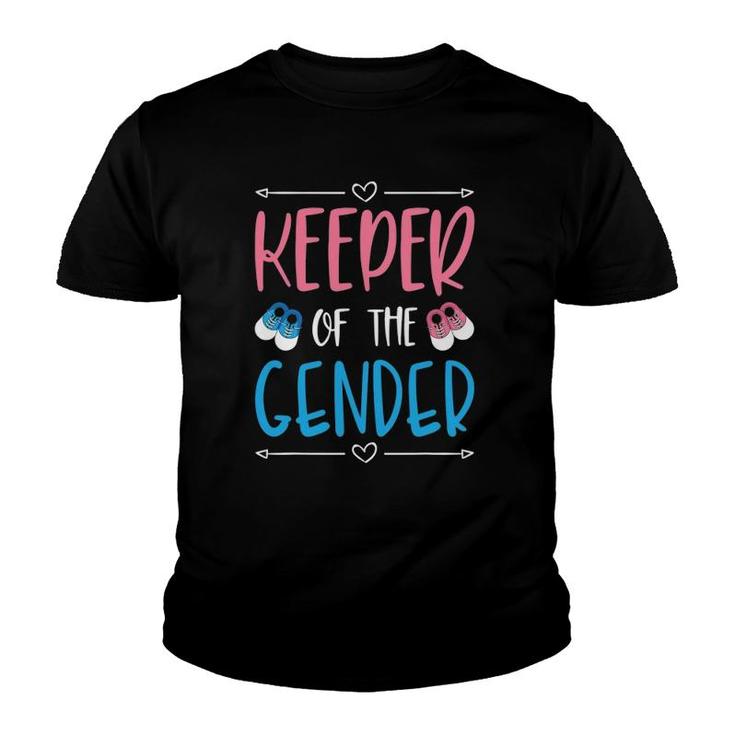 Keeper Of The Gender Announcement Baby Shoes Youth T-shirt