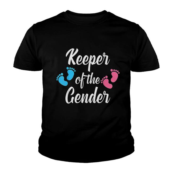 Keeper Of The Gender Baby Announcement Youth T-shirt