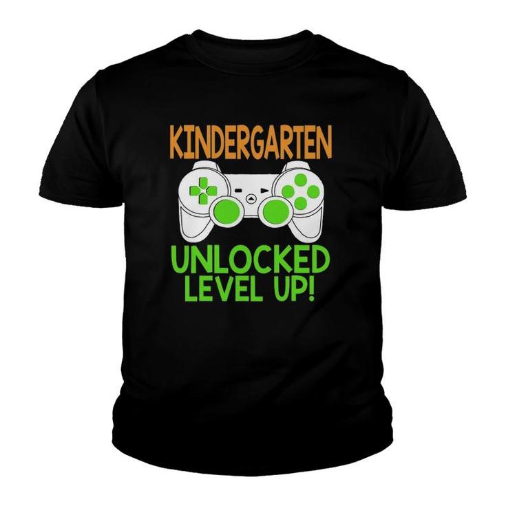 Kindergarten Unlocked Level Up Back To School Youth T-shirt