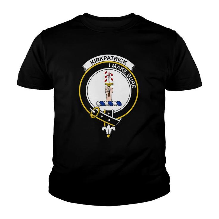 Kirkpatrick Coat Of Arms - Family Crest Youth T-shirt