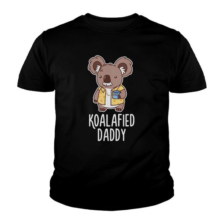 Koalafied Daddy Koala Bear Animal Lover Dad Youth T-shirt