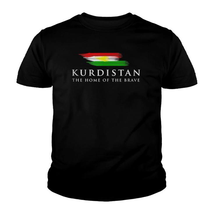 Kurdistan The Home Of The Brave  Youth T-shirt