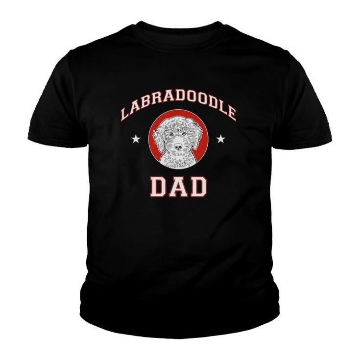 Labradoodle Dog Breed Dad Father Youth T-shirt