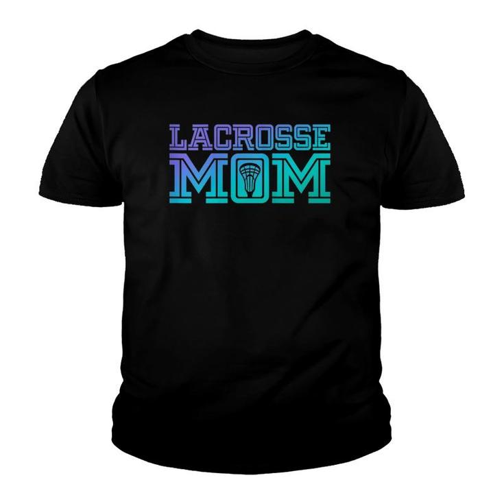 Lacrosse Mom Proud Lax Player Mother Youth T-shirt