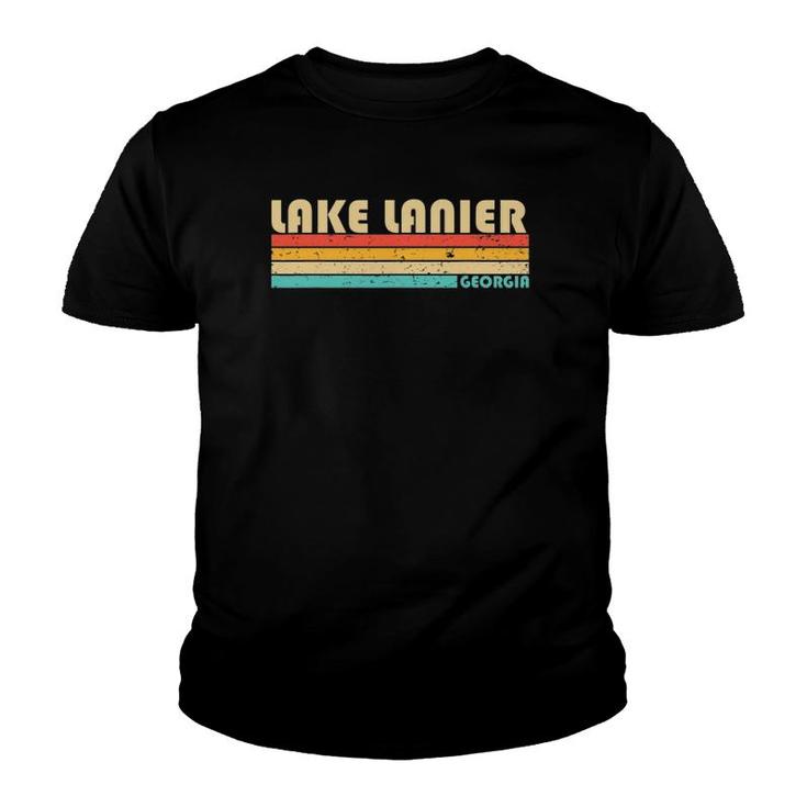 Lake Lanier Georgia Funny Fishing Camping Summer Youth T-shirt