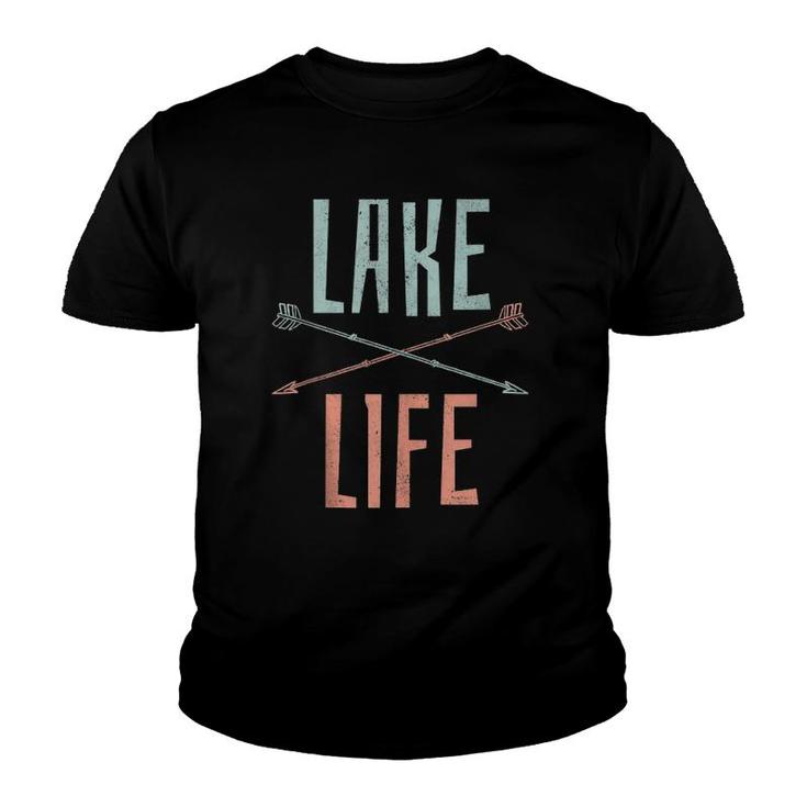 Lake Life Vintage Arrows Summer Gift Youth T-shirt