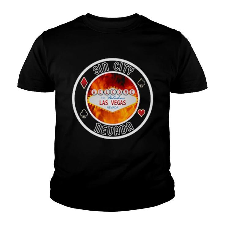 Las Vegas Sin Stadt Nevada  Youth T-shirt