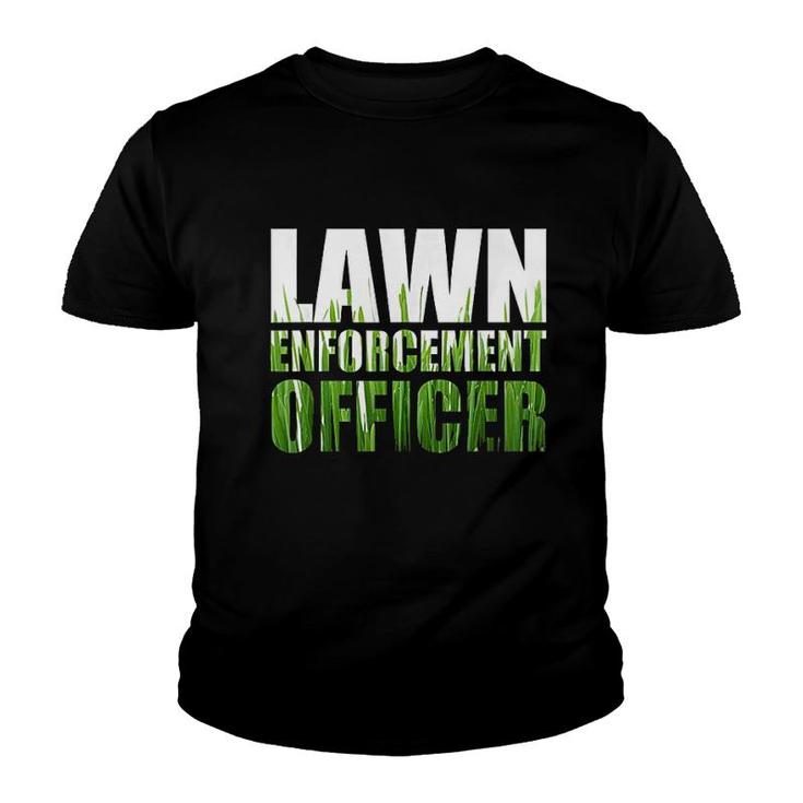 Lawn Enforcement Officer Youth T-shirt