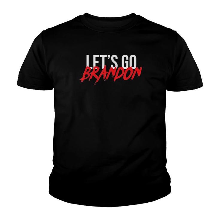 Let’S Go Brandon 80S Aesthetic 2021 Tee  Youth T-shirt