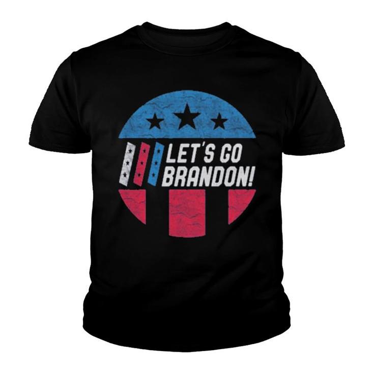 Let’S Go Brandon Lets Go Brandon Let’S Go Brandon Chant  Youth T-shirt