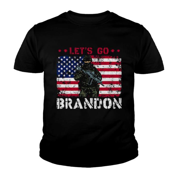 Let's Go Brandon - Soldier Youth T-shirt