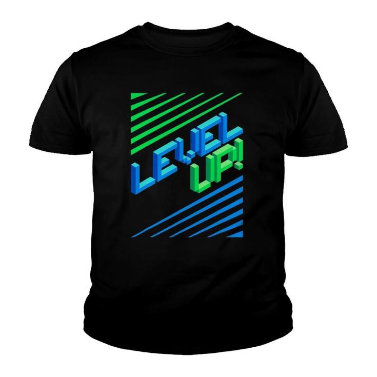 Level Your Game Up I Controller Ps5 Gaming Youth T-shirt