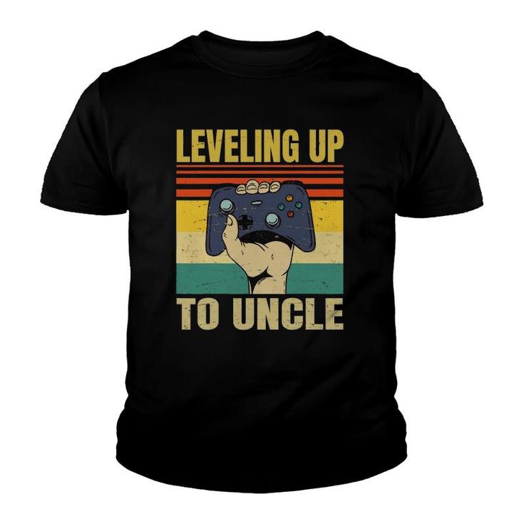 Leveling Up To Uncle - Funny Gamer - Gift Youth T-shirt