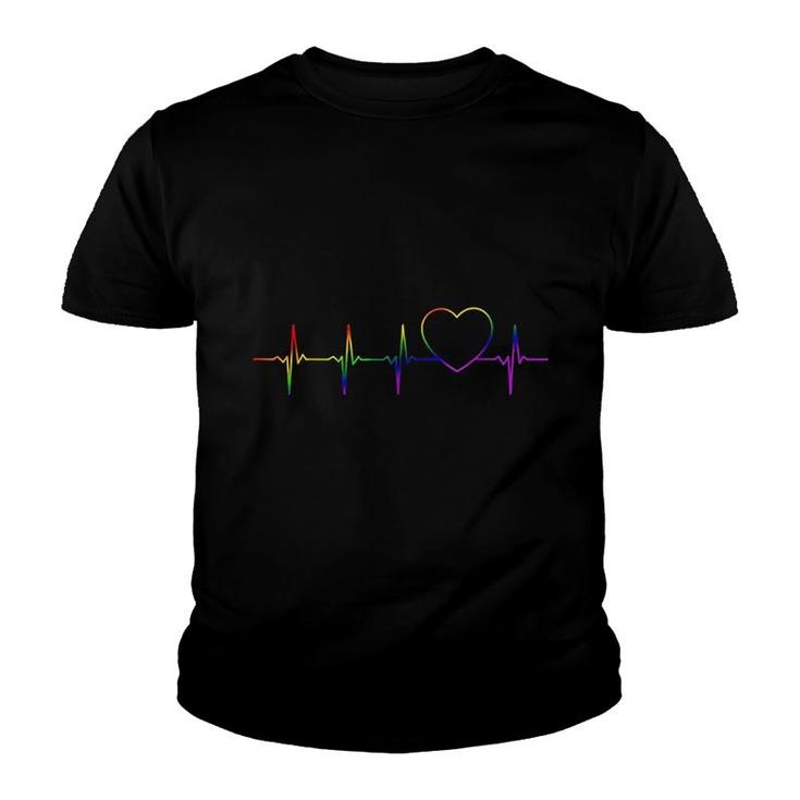 Lgbt Heartbeat Gay Lesbian Youth T-shirt