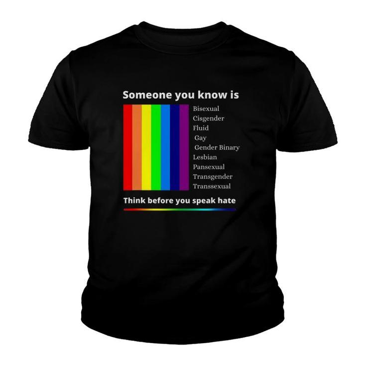 Lgbtq Ally Gay Pride  Rainbow Flag Pride 2021 Lgbtq Youth T-shirt