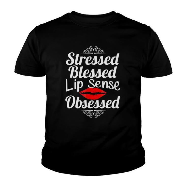 Lipsense Obsessed Lip Sense Consultant Gif Youth T-shirt