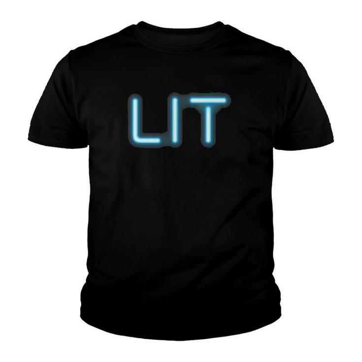 Lit Neon Glow Lit Youth T-shirt