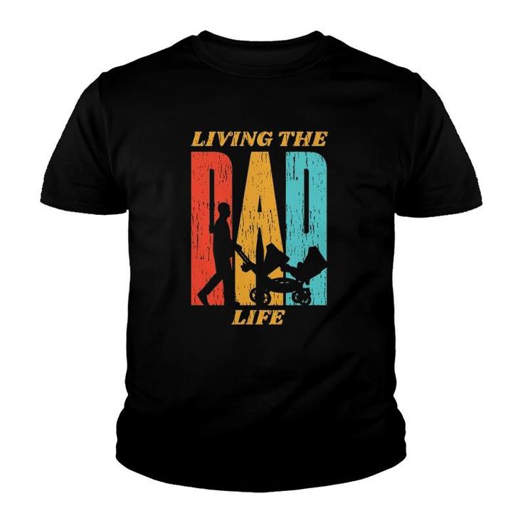 Living The Dad Life Retro Youth T-shirt