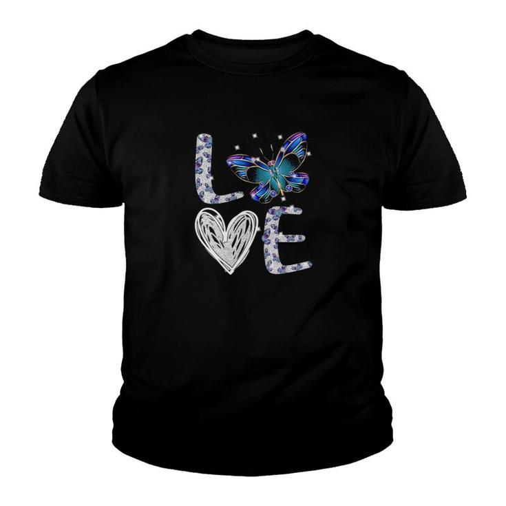 Love Butterfly Youth T-shirt