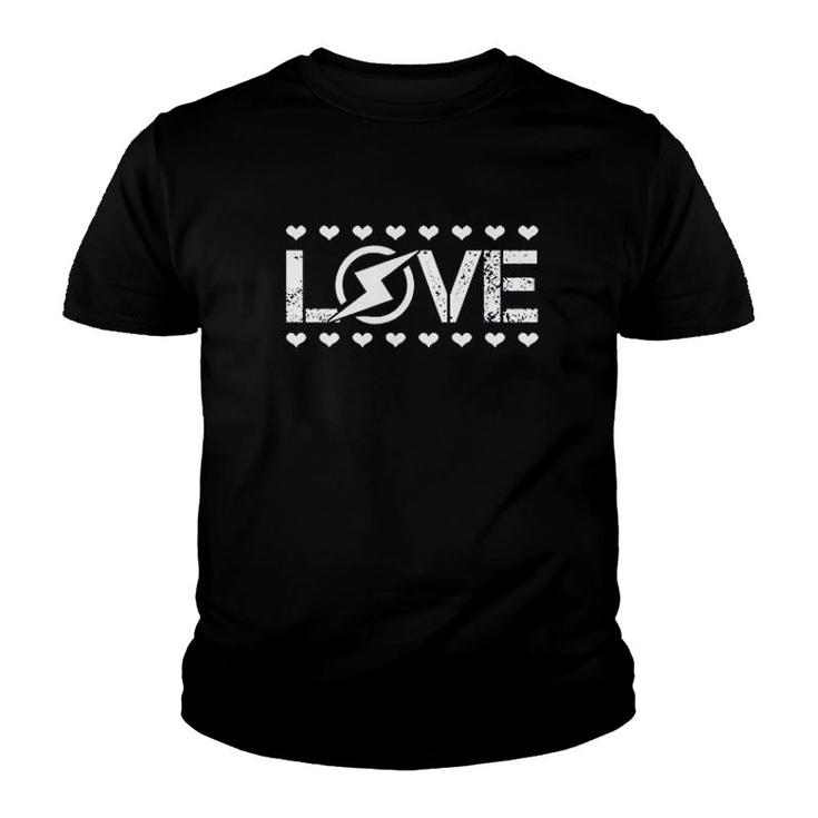Love Electrician Youth T-shirt