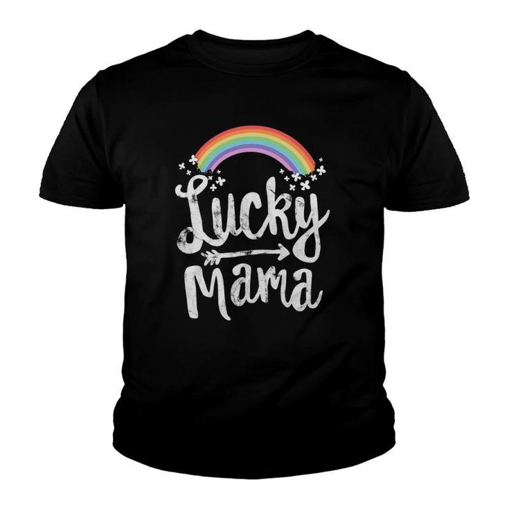 Lucky Mama Family St Patrick's Day Mom Mother's Day Youth T-shirt