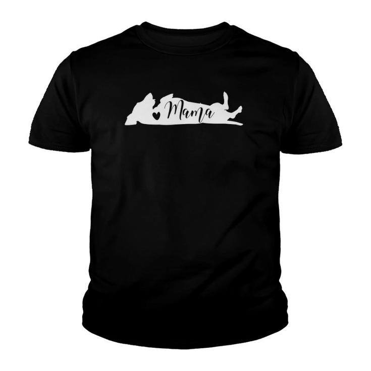 Mama Dachshund Dog Lover Fur Mom Mothers Day Youth T-shirt