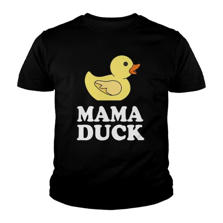 Mama Duck Funny Mother Bird Gift Youth T-shirt