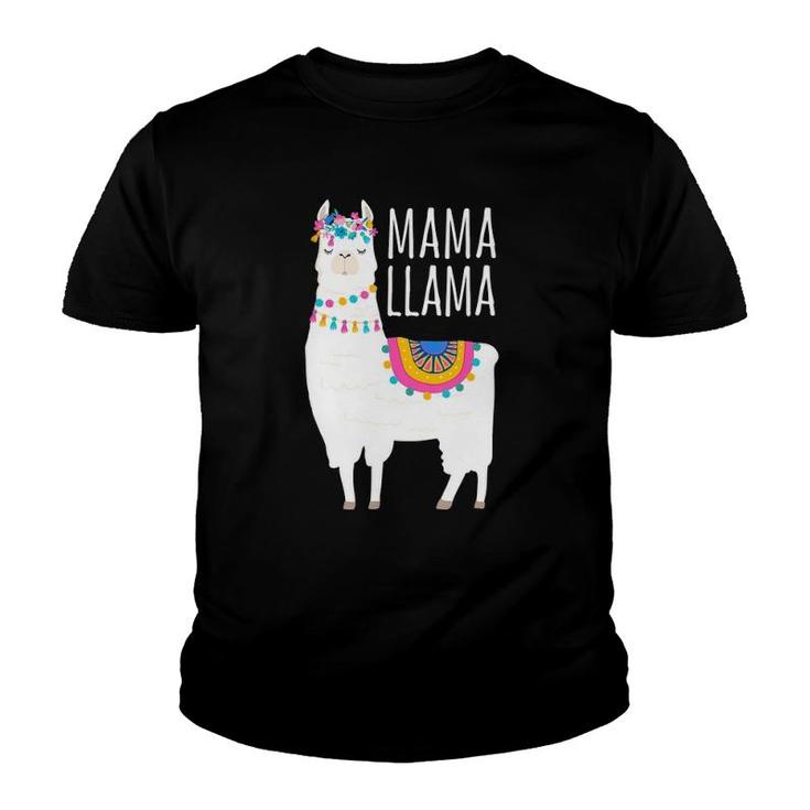 Mama Llama  For Women Youth T-shirt
