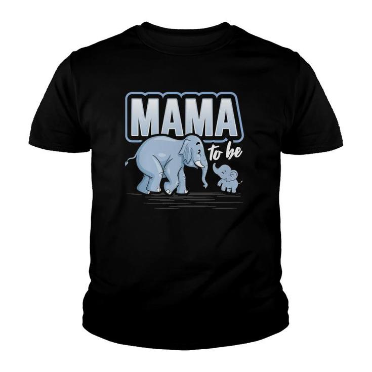 Mama To Be Elephant Baby Shower Pregnancy Gift Soon To Be  Youth T-shirt