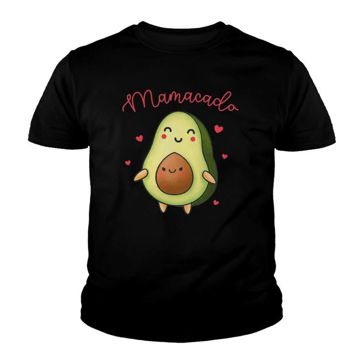 Mamacado Funny Pregnant Avocado Lover Youth T-shirt