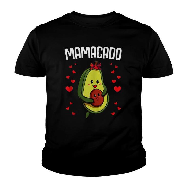 Mamacado Pregnant Funny Pregnancy Avocado Cute Adorable Youth T-shirt