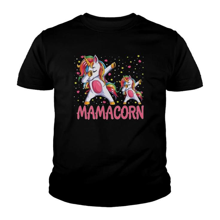 Mamacorn Unicorn Mom Baby Funny Mother's Day For Women Youth T-shirt