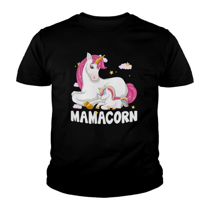 Mamacorn  Unicorn New Mom Baby Mommy Mother Gift Youth T-shirt