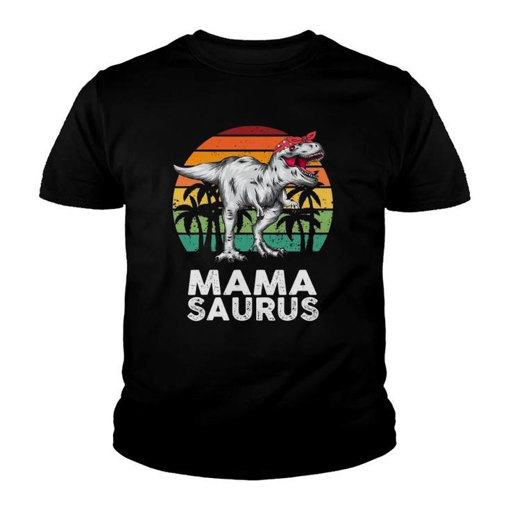 Mamasaurus Funnyrex Dinosaur Mama Saurus Family Matching Youth T-shirt