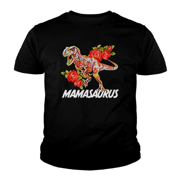 Mamasaurus Mothers Day Giftsrex Mama Saurus Women Youth T-shirt