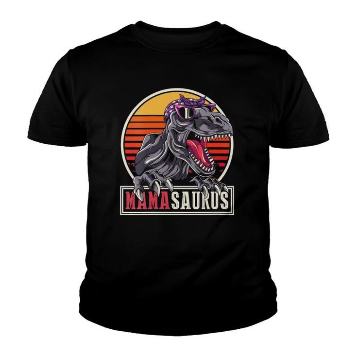 Mamasaurusrex Dinosaur Funny Mama Saurus Family Mother Youth T-shirt